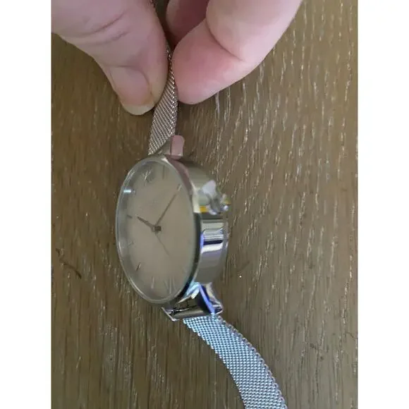 NWOT OLIVIA BURTON Silver Mesh Watch - www.toquedesaborminas  display picture 1